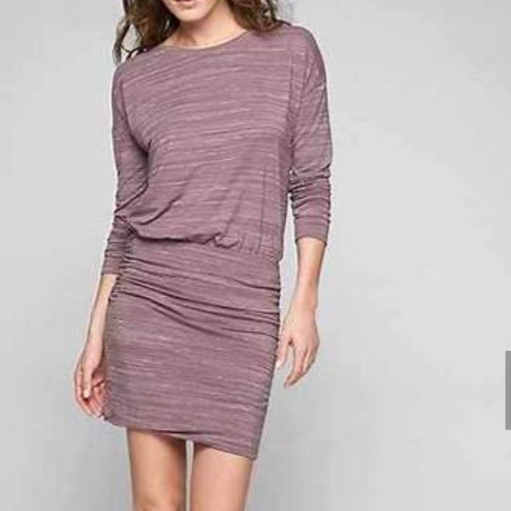 Athleta Avenue Dress NWT sz Small heathered purple